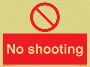 No shooting
